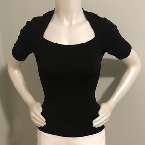 WHBM Body Perfecting Top Black XXS